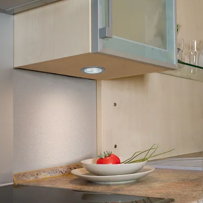 Produktbild von Paulmann LED Möbeleinbauleuchte Micro Line Chrom matt 3W warmweiß 3000K
