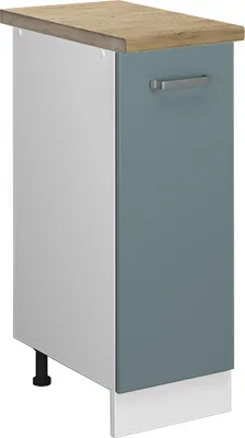 Produktbild von Apothekerschrank Vicco R-Line Blau-Grau 30 cm , AP Eiche, Model 46980