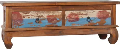 Produktbild von Möbel TV-Schrank 110x35x40 cm Teak Altholz - TV-Lowboard 289059