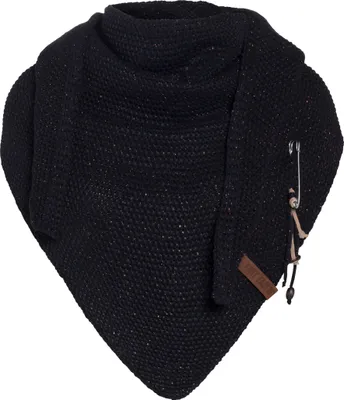 Produktbild von Knit Factory Coco Dreiecksschal Deluxe - Navy - 190x85 cm