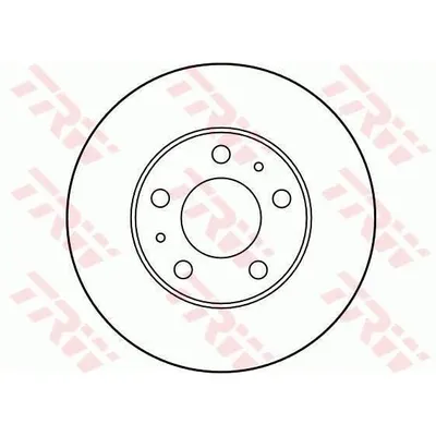 Immagine prodotto di 2x TRW DF2721 Disco freno asse posteriore, asse anteriore