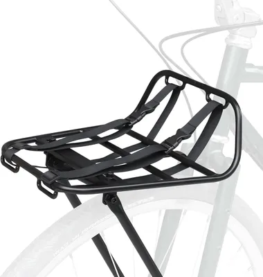 Obrázok produktu pre Držák na bicykel – nosič batožiny – na prepravu batožiny – nastaviteľná výška – do 15 kg – čierna farba