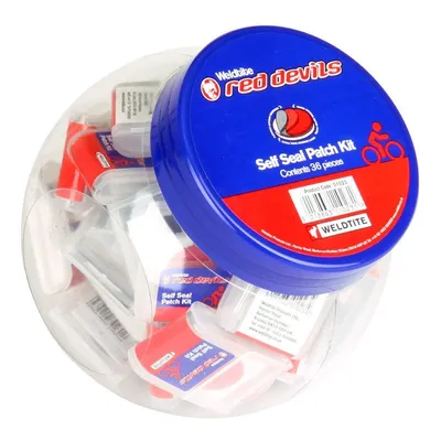 Image de Patchs autocollants Weldtite Red Devils box 36 pcs sets