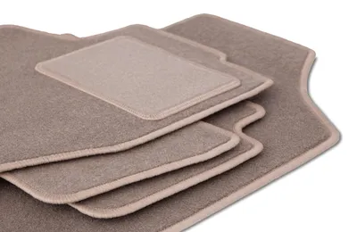 Immagine prodotto di Tappetini anteriori in moquette per Mercedes GLE W166 2011-2015 (SUV) – 2 pezzi, beige, su misura – Wielganizator LUX