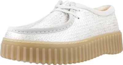 Produktbild von Clarks Torhill Bee 26181192 4, Schnürschuhe in Silber für Damen, Größe 39