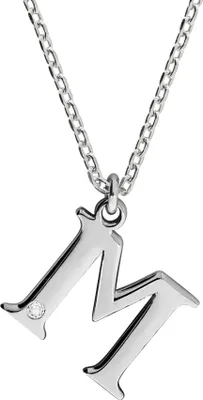 Produktbild von Diamonds by Ellen K. Halskette Silber 925 mit 1x Diamant 0,008ct. Buchstabe M