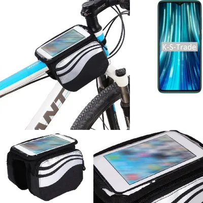 Produktbild von K-S-Trade Rahmentasche Fahrrad-Halterung kompatibel mit Xiaomi Redmi Note 8 Pro Rahmenhalterung Fahrrad Handyhalterung Fahrradtasche Handy Smartphone