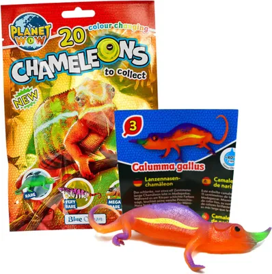 Produktbild von Blue Ocean Chamäleons Sammelfiguren 2024 - Planet Wow - Figur 3. Lanzennasen Chamäleon