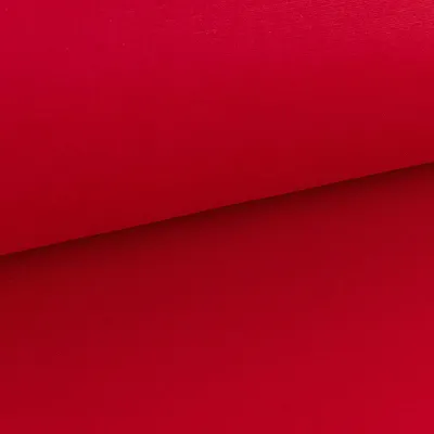 Produktbild von Baumwollstoff Meterware Dekostoff Canvas einfarbig rot 1,4m
