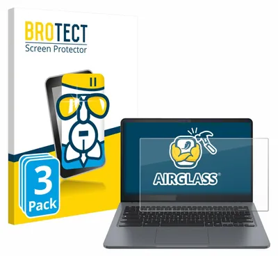 Produktbild von 3x BROTECT Schutzglas für Lenovo IdeaPad Slim 3 Chromebook Gen 8 14" Schutzfolie Panzer Folie Glas Display Schutz klar