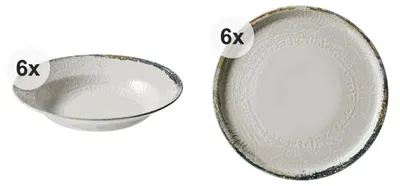 Produktbild von Pizza- & Pastateller-Set 12 tlg. Alfonso