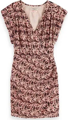 Produktbild von Scotch & Soda Mini Wrap ärmelloses Kleid 36 Frau 36