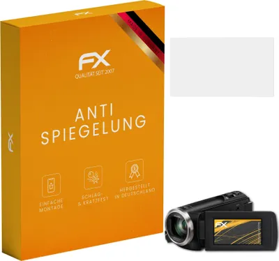 Produktbild von atFoliX 4050512364790, Transparent, Panasonic, HC-V180, Anti-Glare Bildschirmschutz, Kratzresistent, Matt