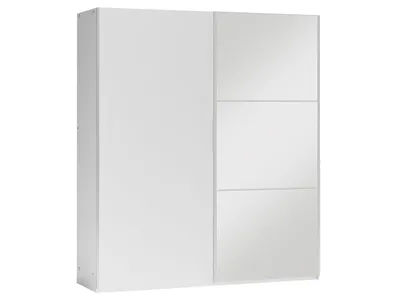 Obrázek produktu pro Šatní skříň se zrcadlem 151 cm MATAS - bílá