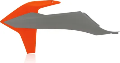 Image de ACERBIS Panneaux latéraux de radiateur gris/orange pour KTM