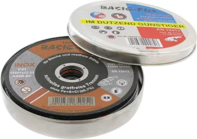Zdjęcie produktu dla Tarcza do cięcia metalu TRIUSO ø 125x1,0 mm, 12 sztuk - 6502312