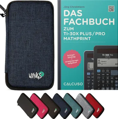 Produktbild von CALCUSO Zubehör Standardpaket Blau kompatibel für Taschenrechner TI-30X Plus/Pro Mathprint
