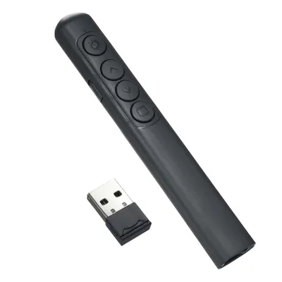 Produktbild von Kabelloser 2,4 GHz Laser-Presenter für PPT, kompatibel mit Windows/Mac/Linux