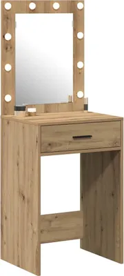 Zdjęcie produktu dla vidaXL Artisan toaletka dębowa 50 x 41 x 135 cm materiał drewnopochodny