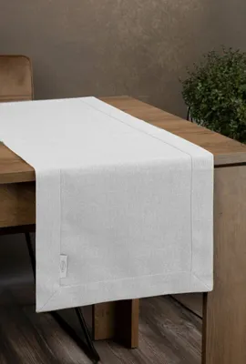 Produktbild von Festliche Tischdecke Tischdekoration BIANCA 2 weiß 40x140
