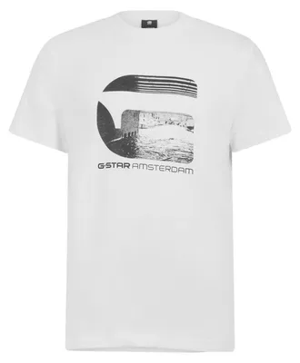 Produktbild von G-Star - "Amsterdam" T-Shirt für Herren GT22356 (XS) (Weiß)