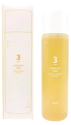 Obrázok produktu pre Numbuzin No.3 Super Glowing Essence Toner Rozjasňujúce pleťové tonikum-esencia, 200 ml