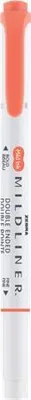 Produktbild von Textmarker "Mildliner Warm", cynober, doppelseitig, 1,0-3,5 mm, ZEBRA 78230