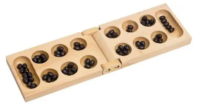 Produktbild von Kalaha Spiel im Baumwollbeutel, Klappformat