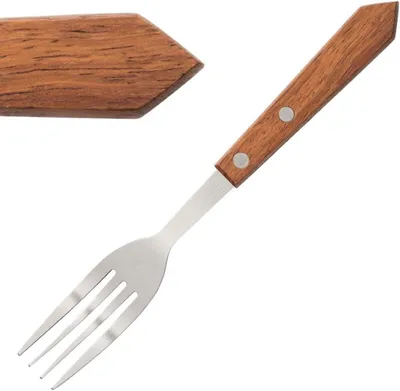 Produktbild von Steakgabel mit Holzgriff