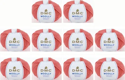 Productafbeelding van 10 bollen Lana DMC "Woolly" van merinowol – 100% wol uit Australië, nummer 488, (kleur 56)