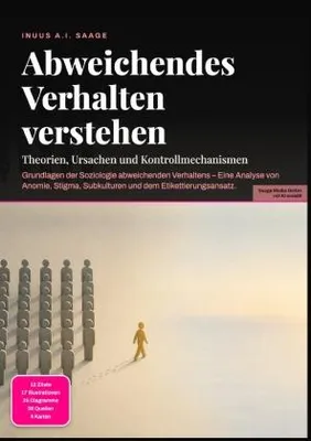 Immagine prodotto di Abweichendes Verhalten verstehen: Theorien, Ursachen und Kontrollmechanismen