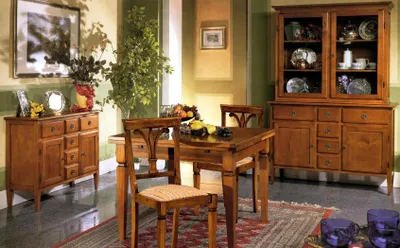 Image de Buffet Vitrine Armoire Meubles italiens Aménagement Étagères Vitrines