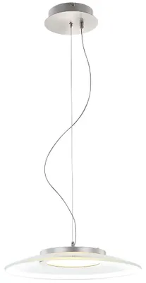 Produktbild von LED Pendelleuchte, Metall, silber, H 125 cm