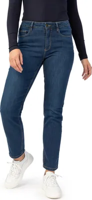 Produktbild von Stooker Women ZERMATT DENIM Damen 5-Pocket-Jeans Straight Fit 44 (Länge 28) deep blue
