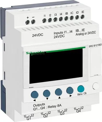 Produktbild von Schneider Electric SPS-Steuerungsmodul SR2 B121BD 24 V/DC