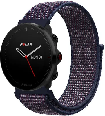 Produktbild von Strap-it Polar Vantage M Nylon Armband (Lila-Blau)