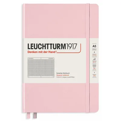 Produktbild von Leuchtturm 361575, Einfarbig, Pink, A5, 251 Blätter, 80 g/m², Hardcover