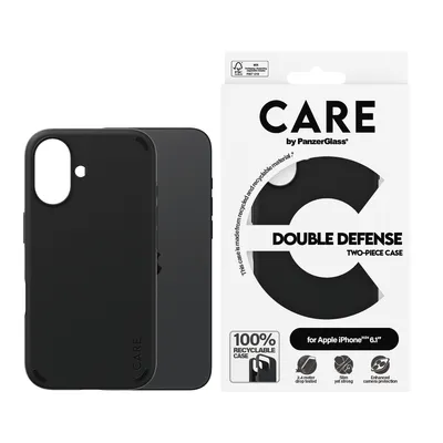 Produktbild von CARE Case Feature Double Defence Black iPhone 16