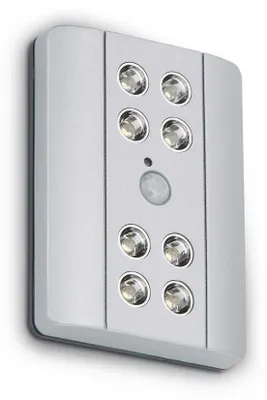 Immagine prodotto di BRILONER - Lampada LED sottopensile con rilevatore di movimento, luce per armadio, luce sottopensile, luce notturna, color titanio