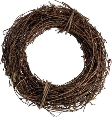 Produktbild von Clematis-Kranz in Natur, Durchmesser ca. 15cm | Deko-Kranz