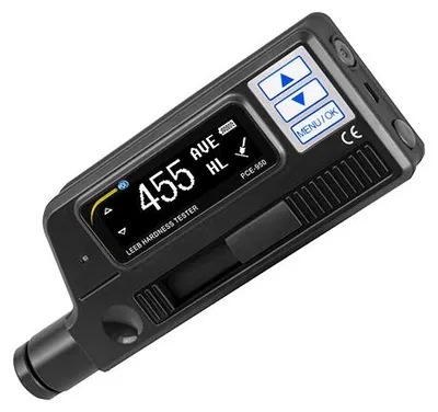Produktbild von PCE Instruments PCE-950 Härteprüfung in den Härteskalen Leeb
| Brinell |Rockwell C, B, A | Vickers | Shore |360°|Typ D