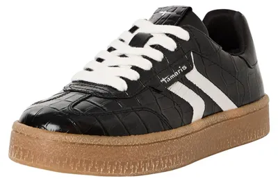 Produktbild von Tamaris Damen Sneaker Leder, schwarz, 37 EU