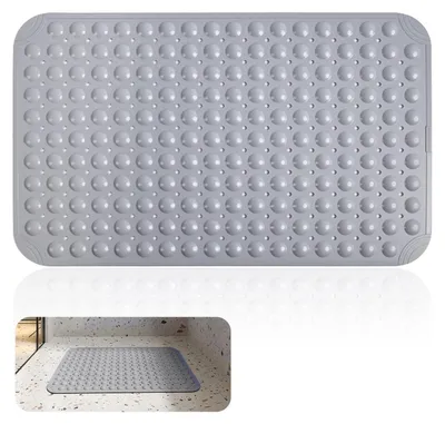 Immagine prodotto di Tappetino antiscivolo per doccia, 90x60 cm, in TPE, lavabile in lavatrice, con ventose