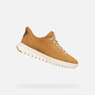 Produktbild von Geox Hellbraune Flextride Plus Damen-Sneaker 37
