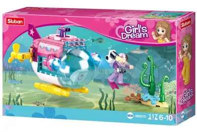 Zdjęcie produktu dla Sluban Girls Dream M38-B0921D Ponorka