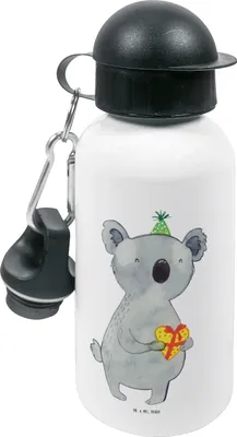 Produktbild von Mr. & Mrs. Panda Trinkflasche Koala Geschenk - Weiß - Geburtstag, Party, Getränkeflasche, für den Kindergarten, Wasserflasche, Sportflasche, Kinder
