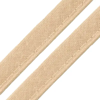 5m Paspelband Stoffband Nähkante Paspelschnur zum Nähen 10mm breit beige