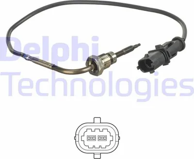 Produktbild von DELPHI TS30170 Abgastemperatursensor für FIAT GRANDE PUNTO (199) 320mm