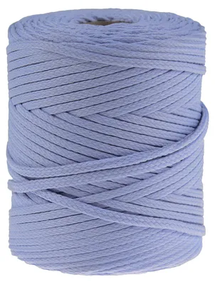 Produktbild von Polyester-Schnur 100m Kordel 4mm, PES Kordel Flechtschnur, Polyesterkordel, Farbe:pastellviolett