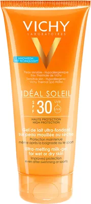 Produktbild von Vichy Capital Soleil, Sunscreen gel, Gesicht & Körper, 200 ml, Röhre, Schutz, Auffrischend, Universalhülle